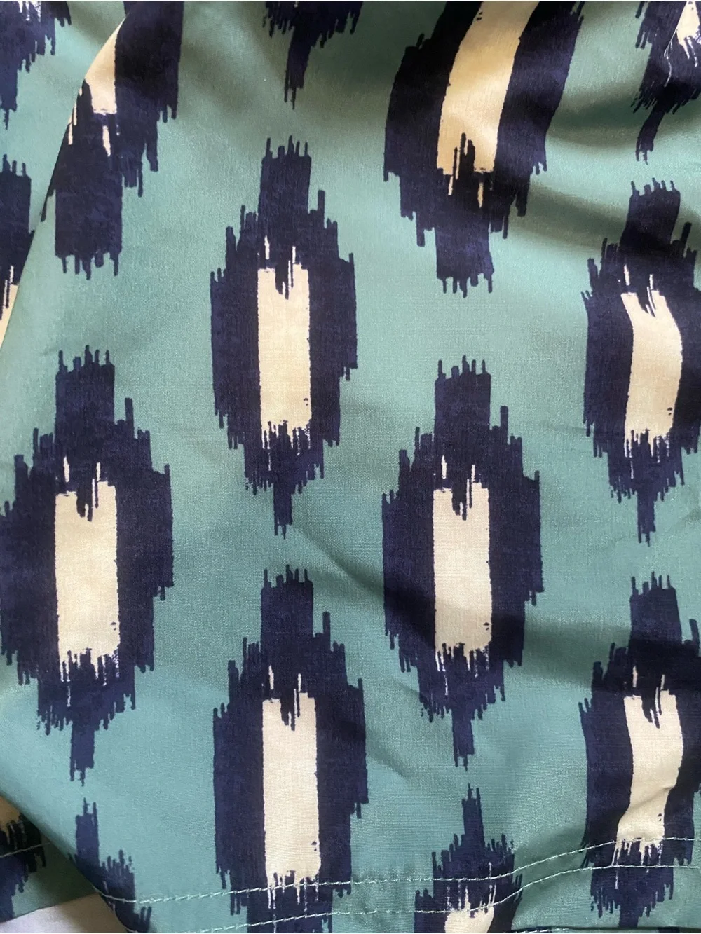 Primark Green And Black Ikat Swim Trunks With Pockets Size XXL NEW